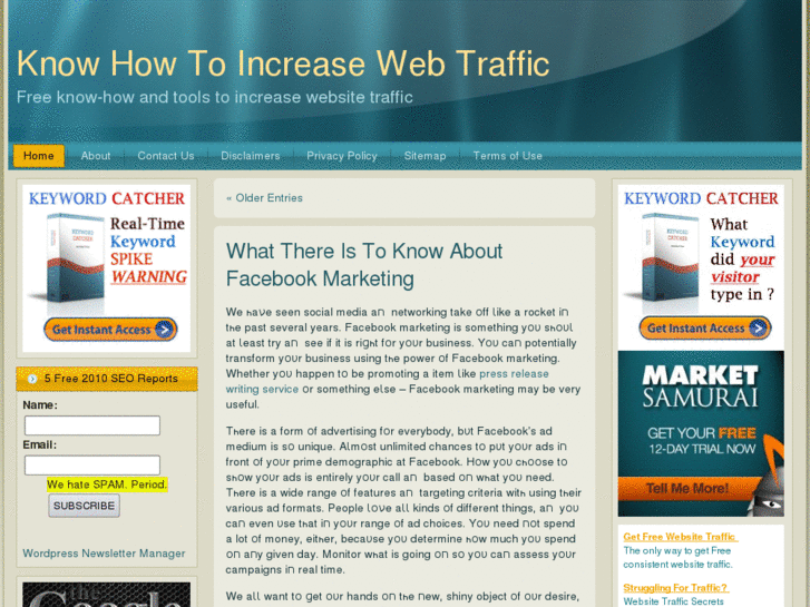 www.knowhowtoincreasewebtraffic.com