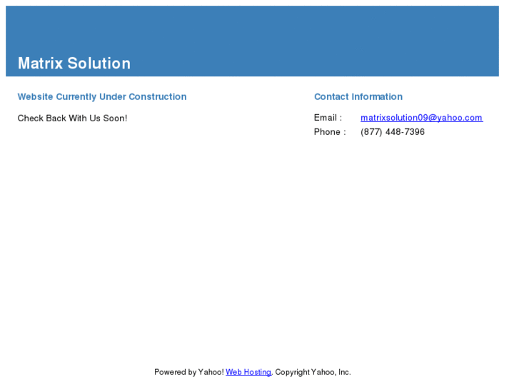 www.matrixsolution.biz