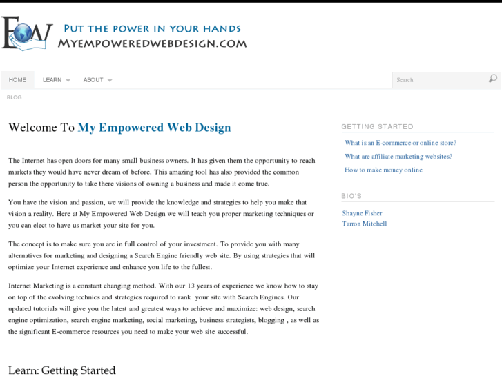 www.myempoweredwebdesign.com