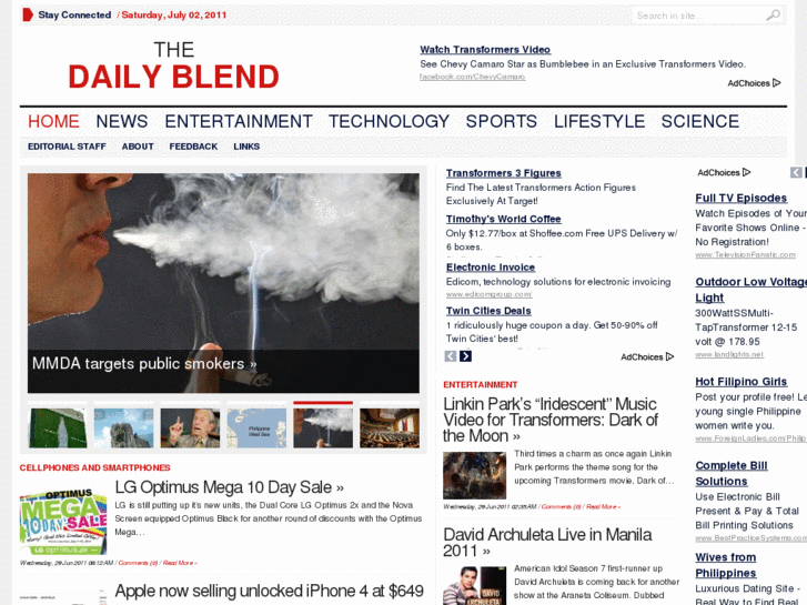 www.thedailyblend.net