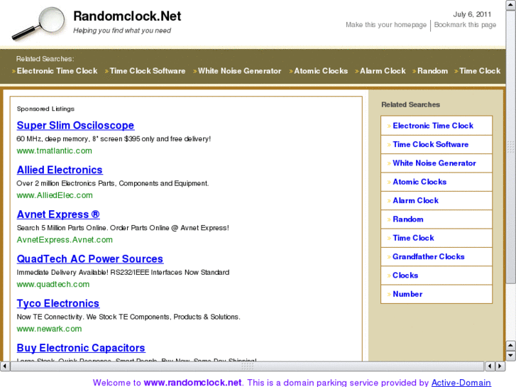 www.randomclock.net