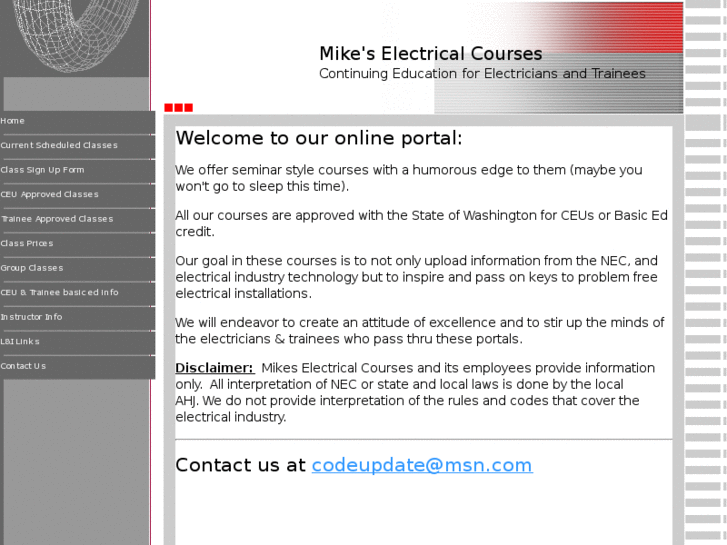 www.mikeselectricalcourses.com