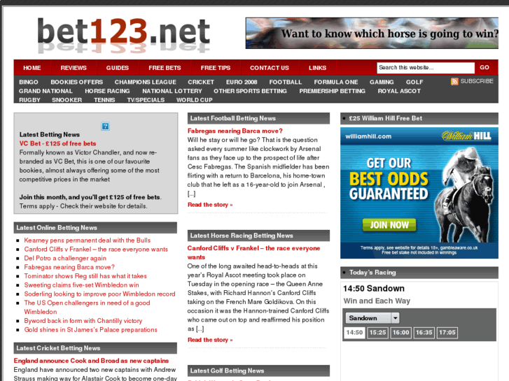 Bet123.Net: Latest Online betting News from online betting blog Bet123.net