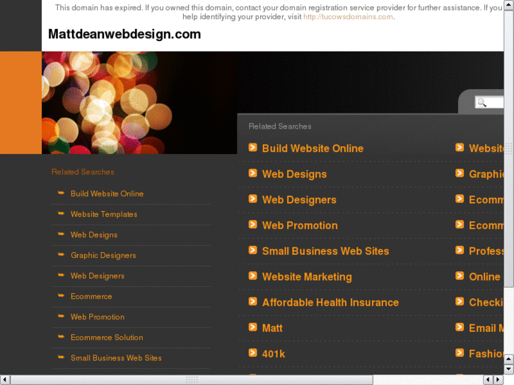 www.mattdeanwebdesign.com