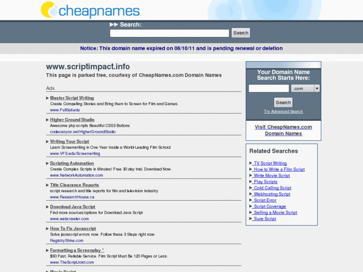 www.scriptimpact.info