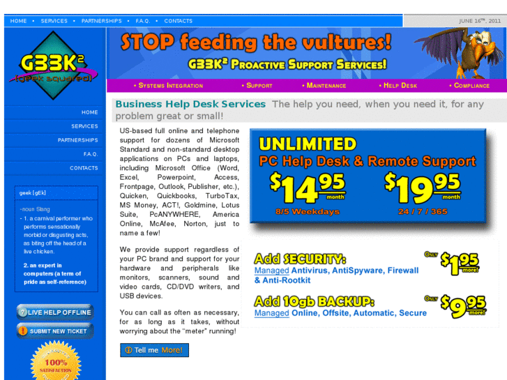 www.geekstakecareofit.net