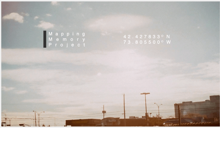 www.mappingmemoryproject.com