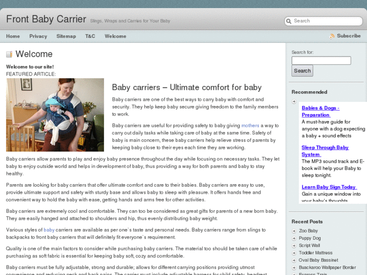 www.frontbabycarrier.org