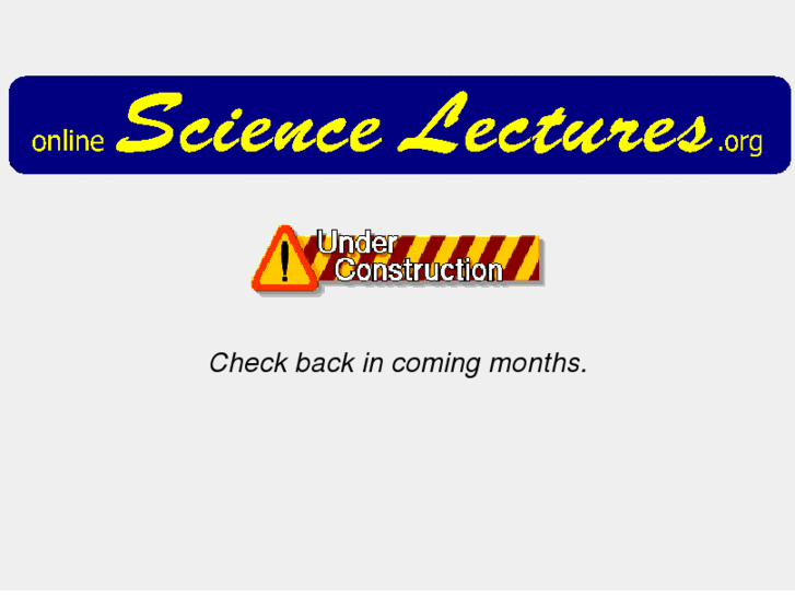 www.onlinesciencelectures.org