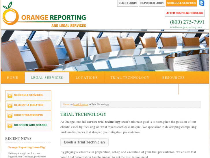 www.orangetrialtechnology.com