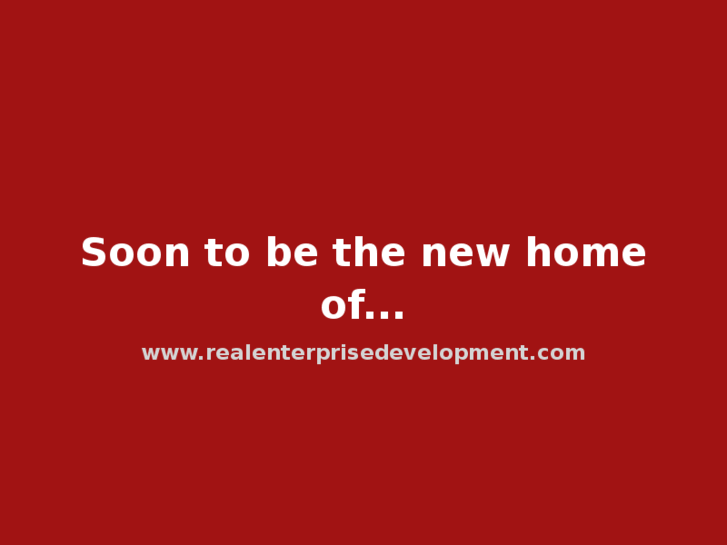 www.realenterprisedevelopment.com