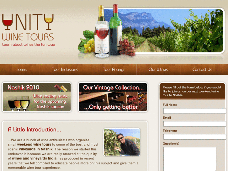 www.unitywinetours.com