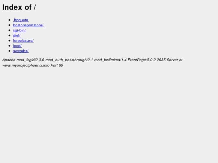 www.myprojectphoenix.info