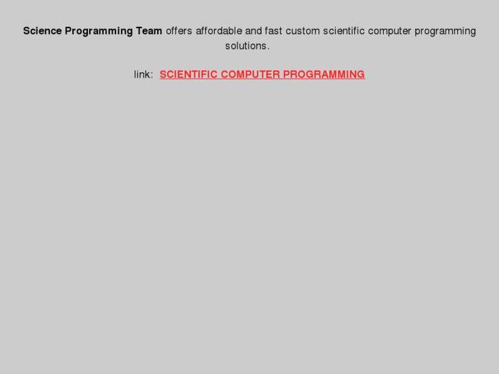 www.scientificprogramming.net