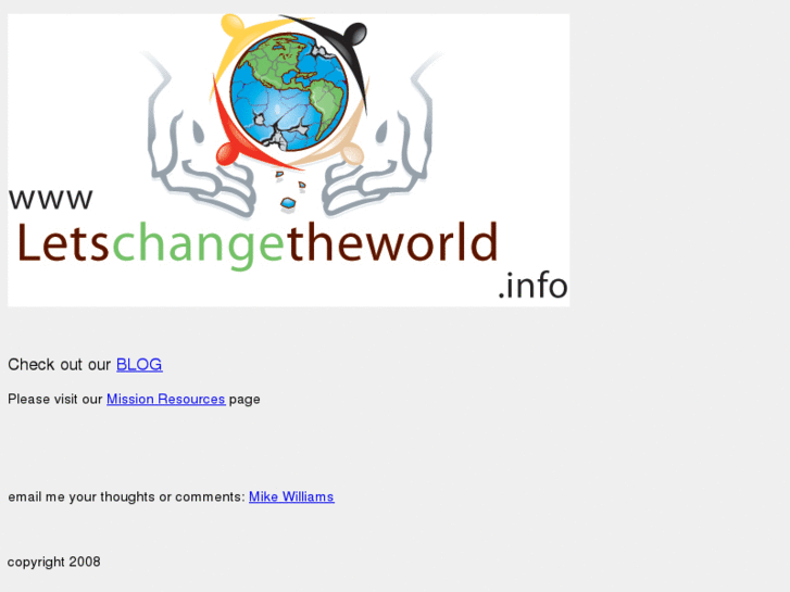 www.letschangetheworld.info