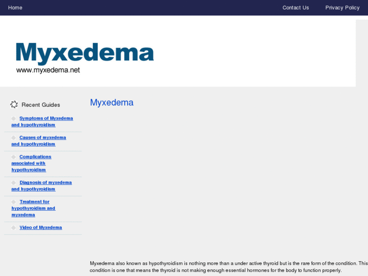 www.myxedema.net