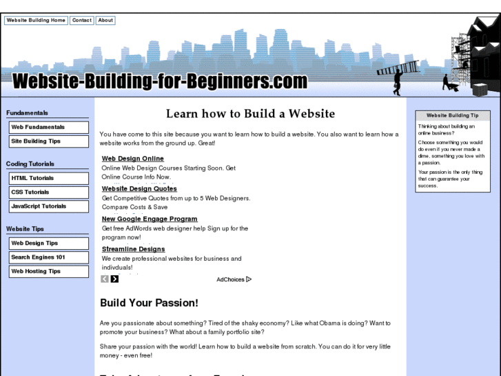 www.website-building-for-beginners.com