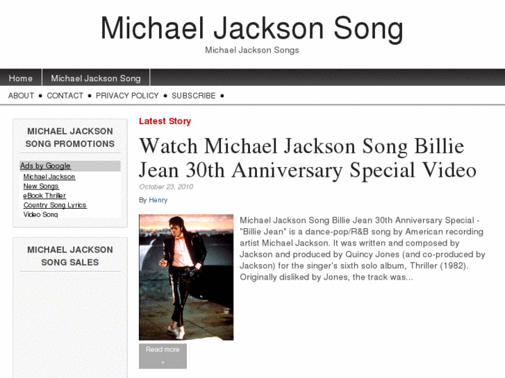 www.michaeljacksonsong.org