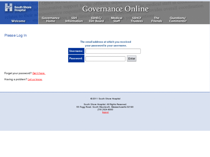 www.sshgovernance.org