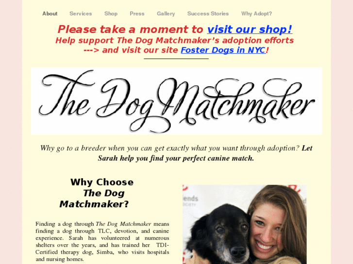 www.thedogmatchmaker.net