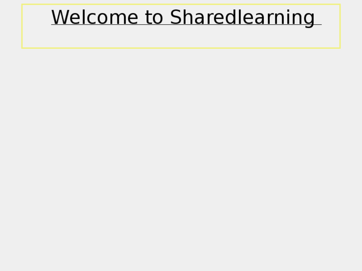 www.sharedlearning.co.uk
