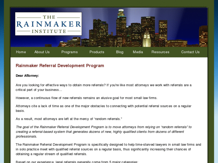 www.rainmakerreferralprogram.net
