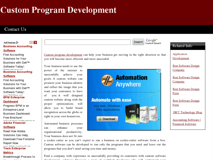www.customprogramdevelopment.com
