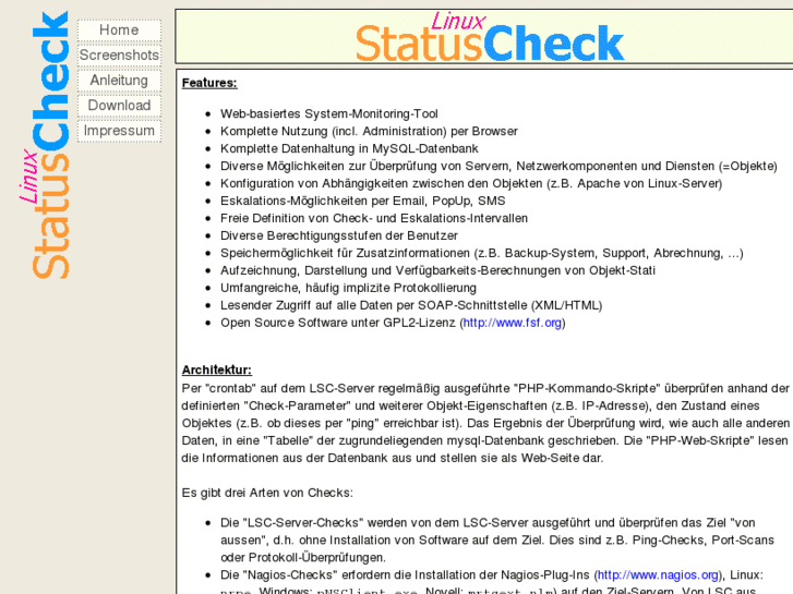 www.linux-status-check.org