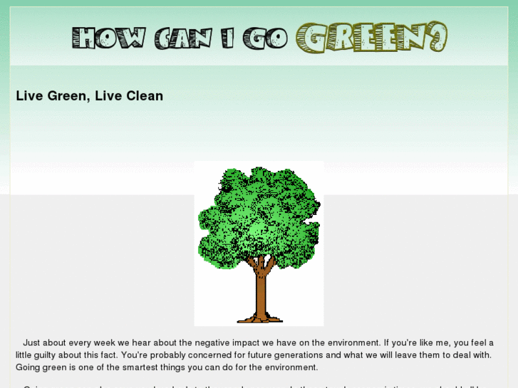 www.howcanigogreen.net