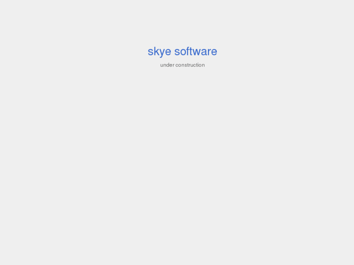 www.skyesoftware.com