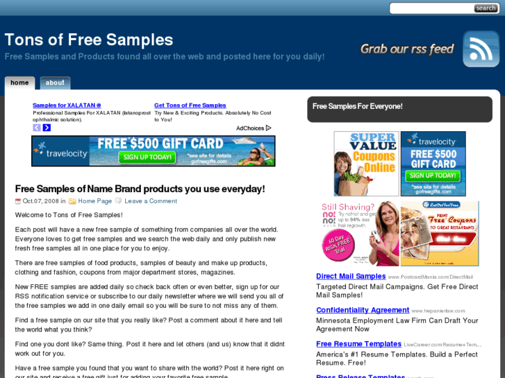 www.freesamplesdaily.net