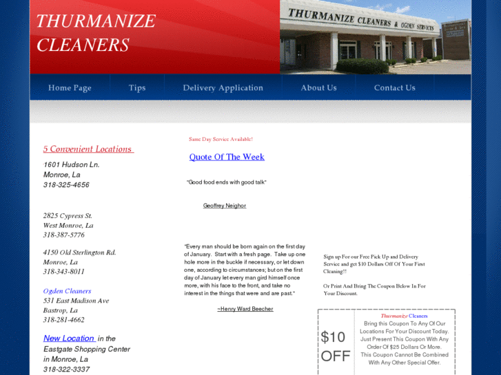 www.thurmanizecleaners.com