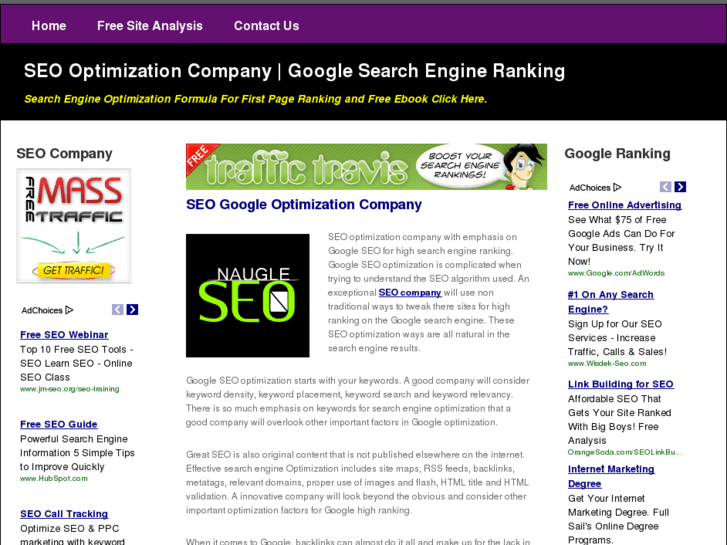 www.seooptimizationcompanygoogleseo.com