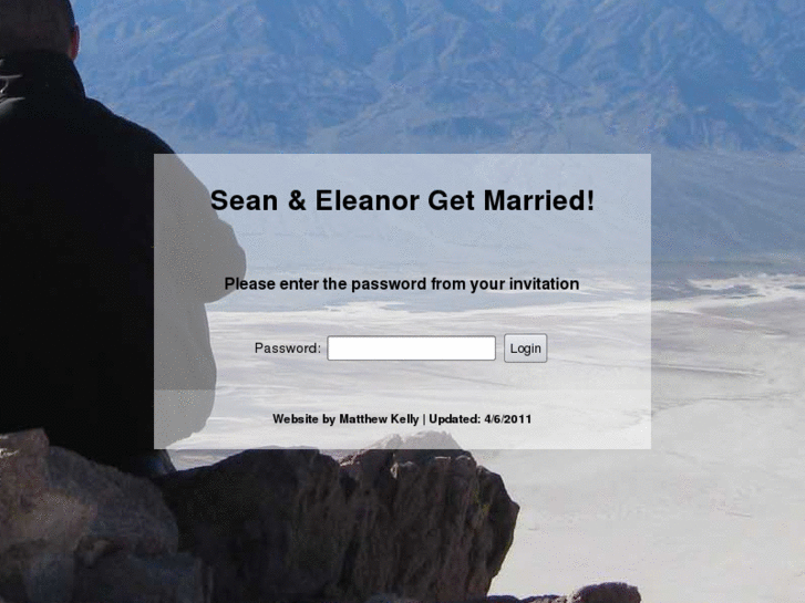 www.seanandeleanorgetmarried.com