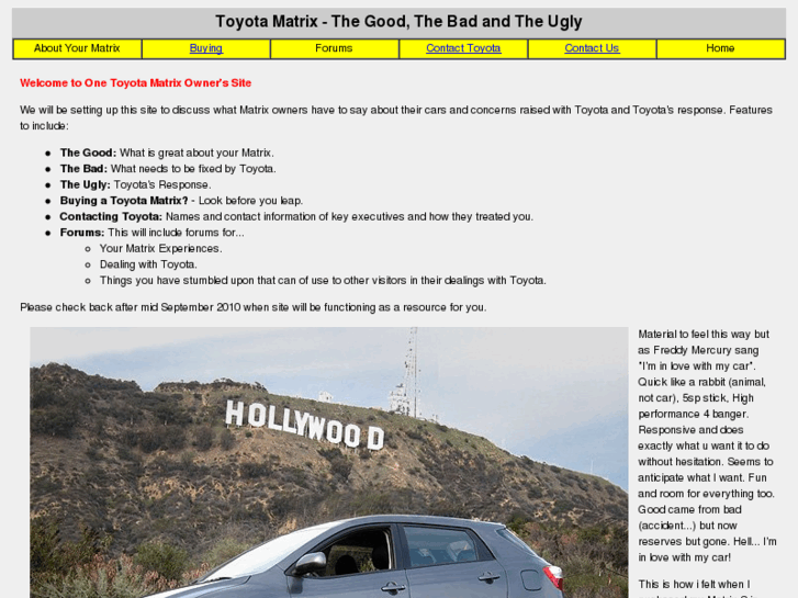 www.toyotamatrixs.com