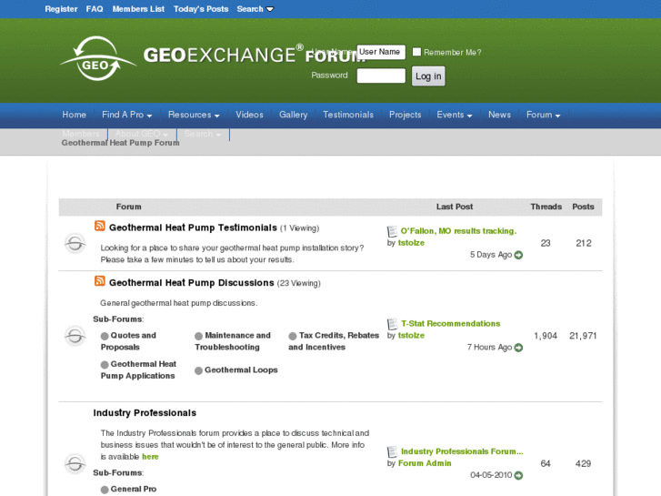 www.geoexchangeforums.net