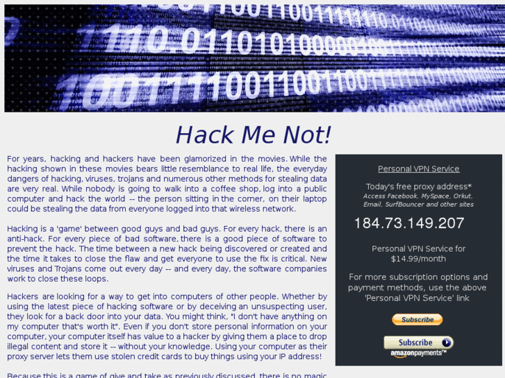 www.hackmenot.com