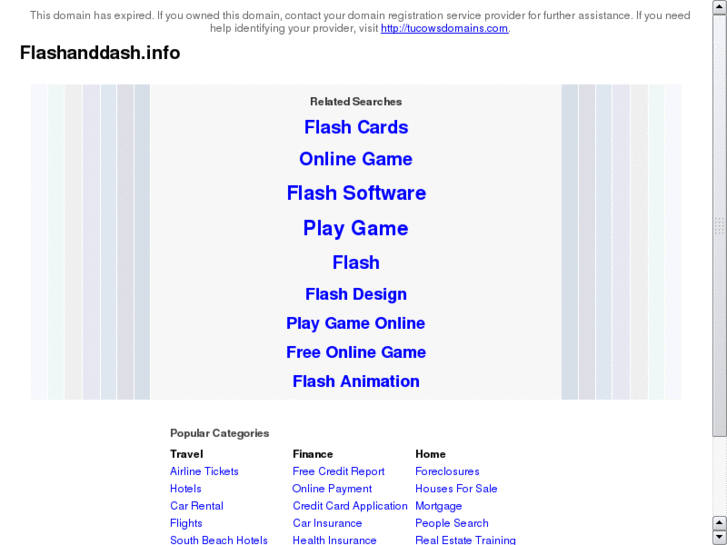 www.flashanddash.info