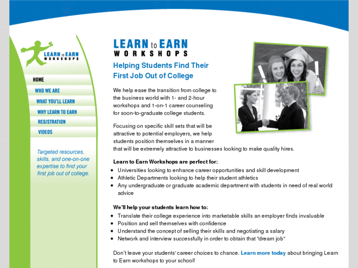 www.learntoearnworkshops.com
