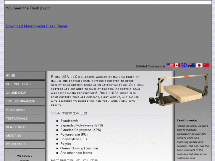 www.styrofoamtools.com