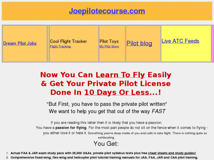 www.joepilotecourse.com