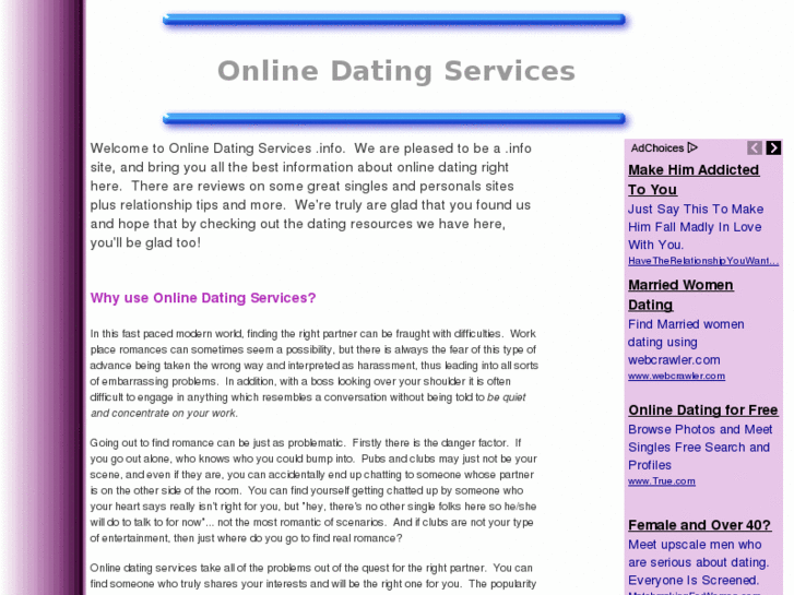 www.onlinedatingservices.info