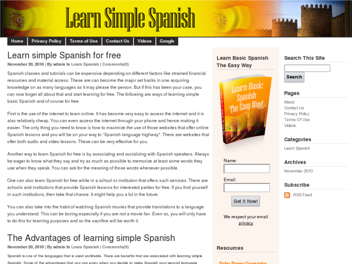 www.learnsimplespanish.net