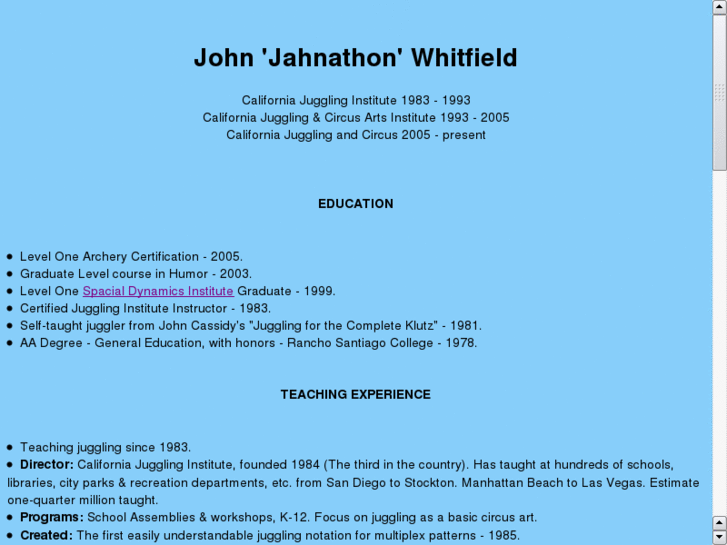 www.johnwhitfield.net