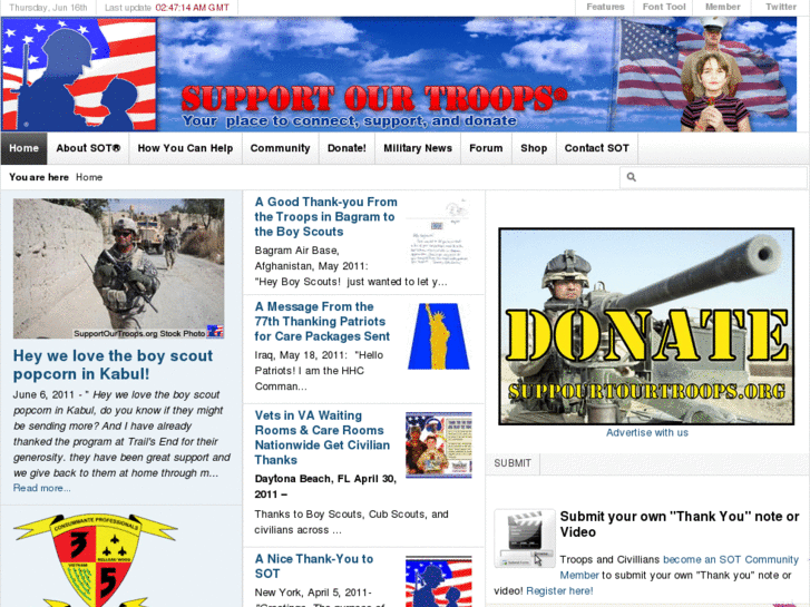 www.supportourtrops.net