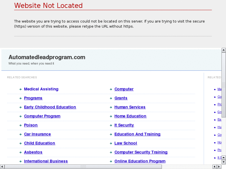 www.automatedleadprogram.com