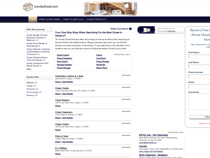 www.sandycloset.com