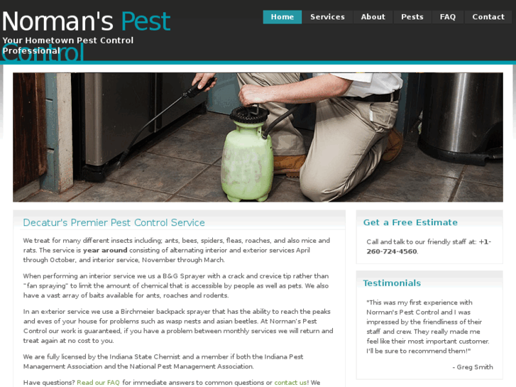 www.normanspestcontrol.com