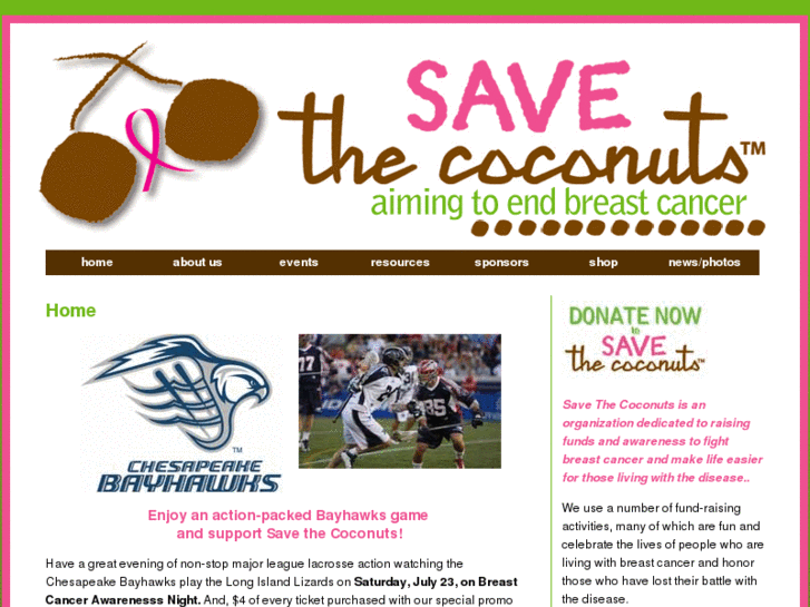 www.savethecoconuts.org