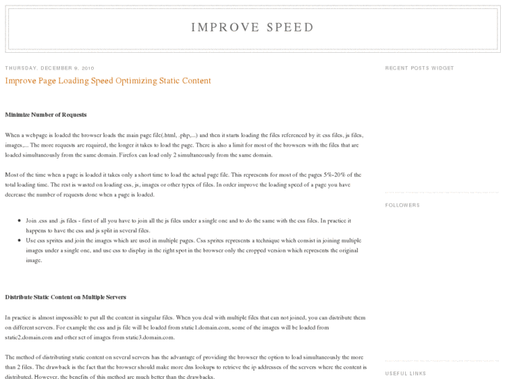 www.improvespeed.info